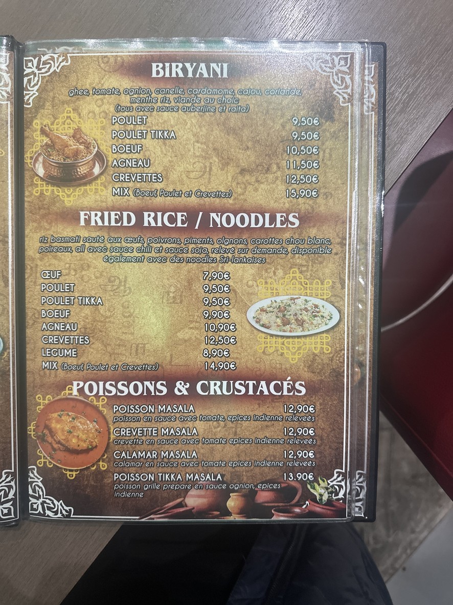 Annamma Restaurant menu 7