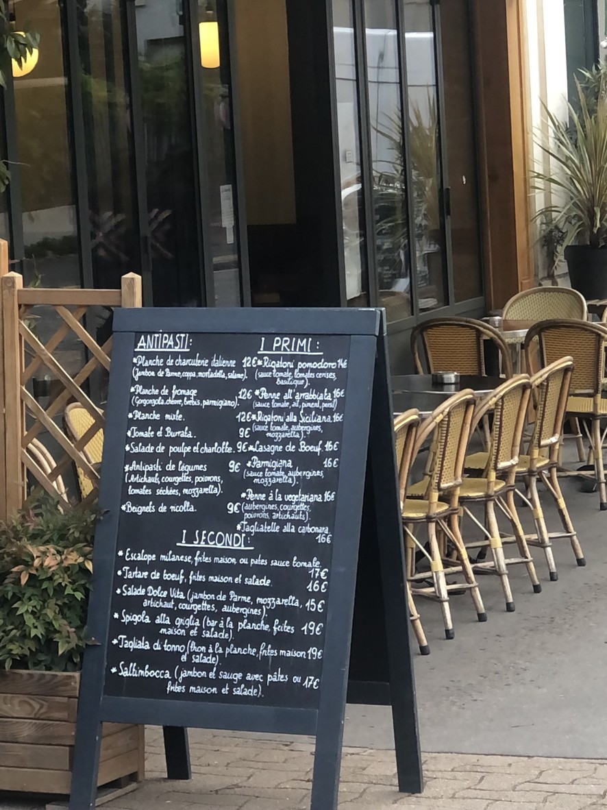 La Dolce Vita menu 1