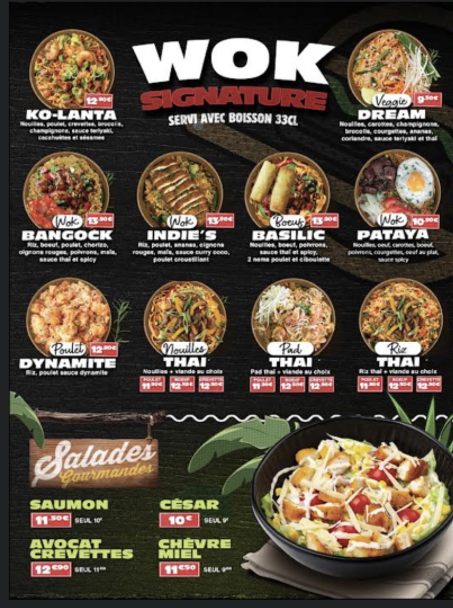 HEAT'S Wok & Burger menu 1