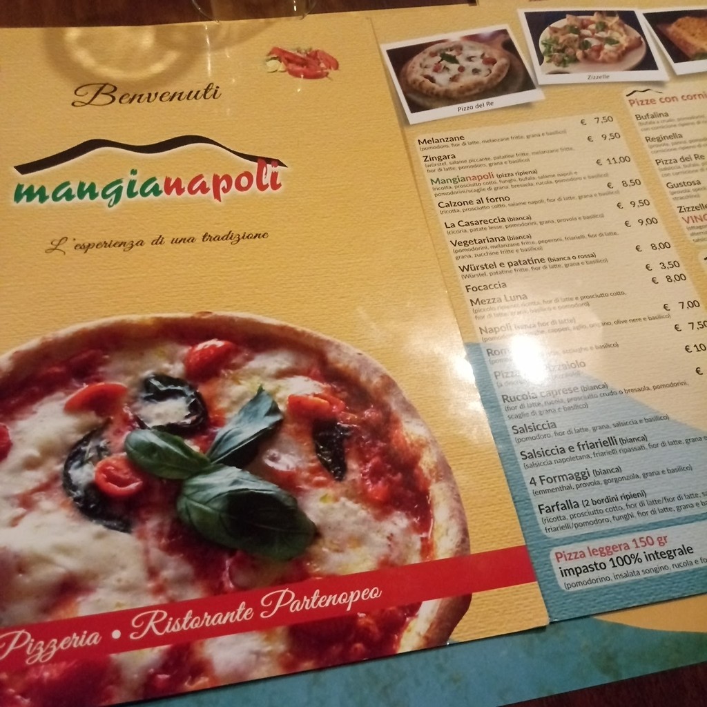 Pizzeria Mangianapoli menu 1