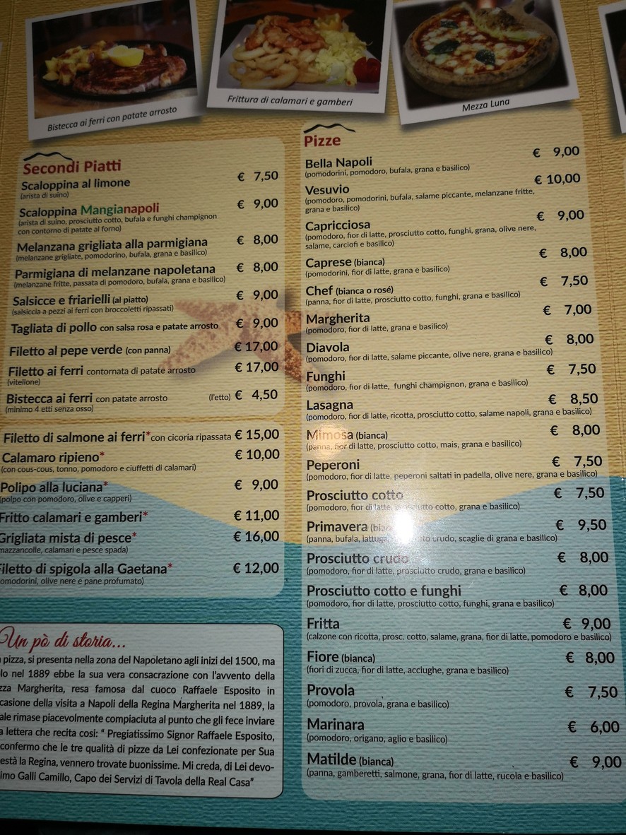 Pizzeria Mangianapoli menu 3