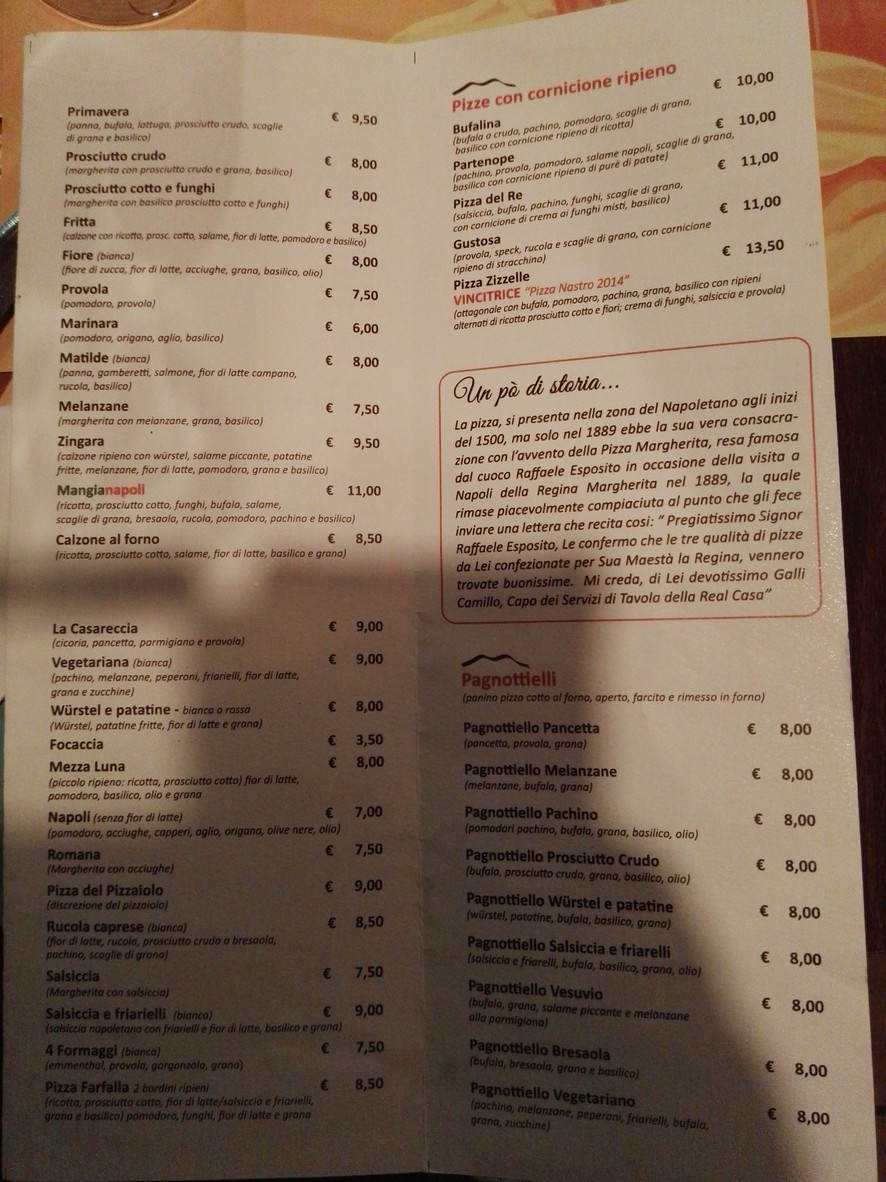 Pizzeria Mangianapoli menu 4