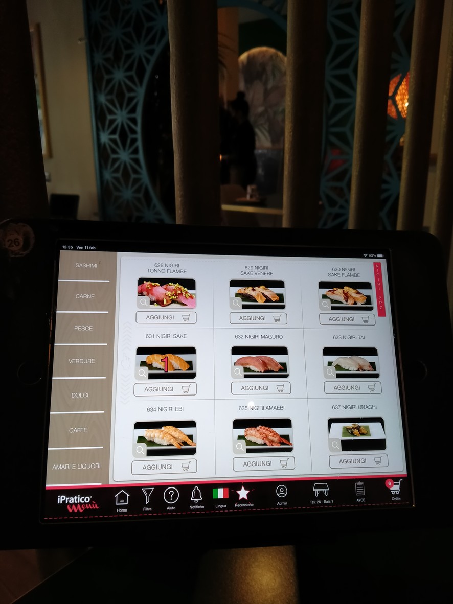 Ristorante Sushi Koi menu 1