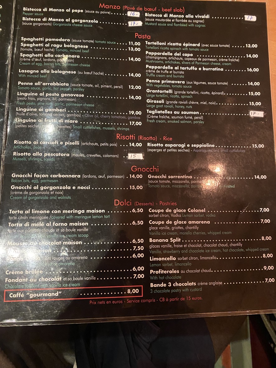 Pizzeria Pepone menu 3