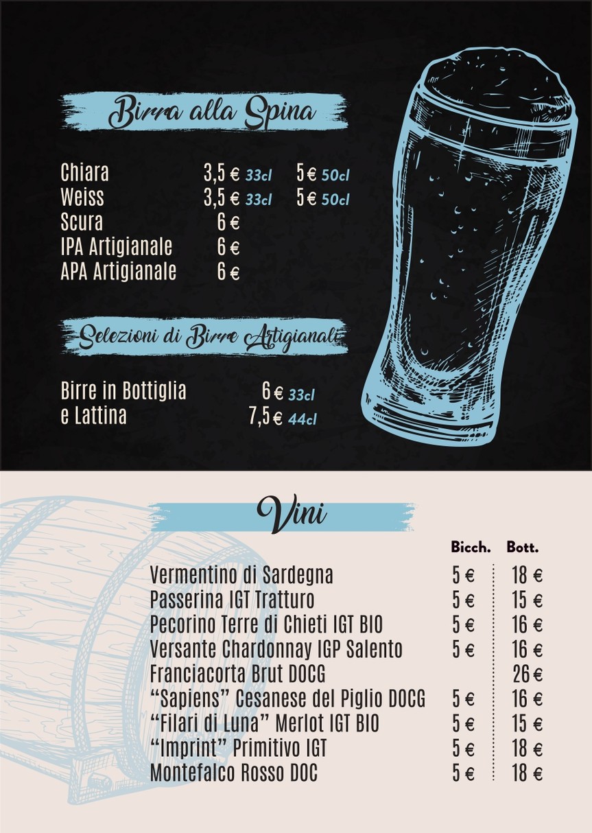 Seconda Fila menu 4