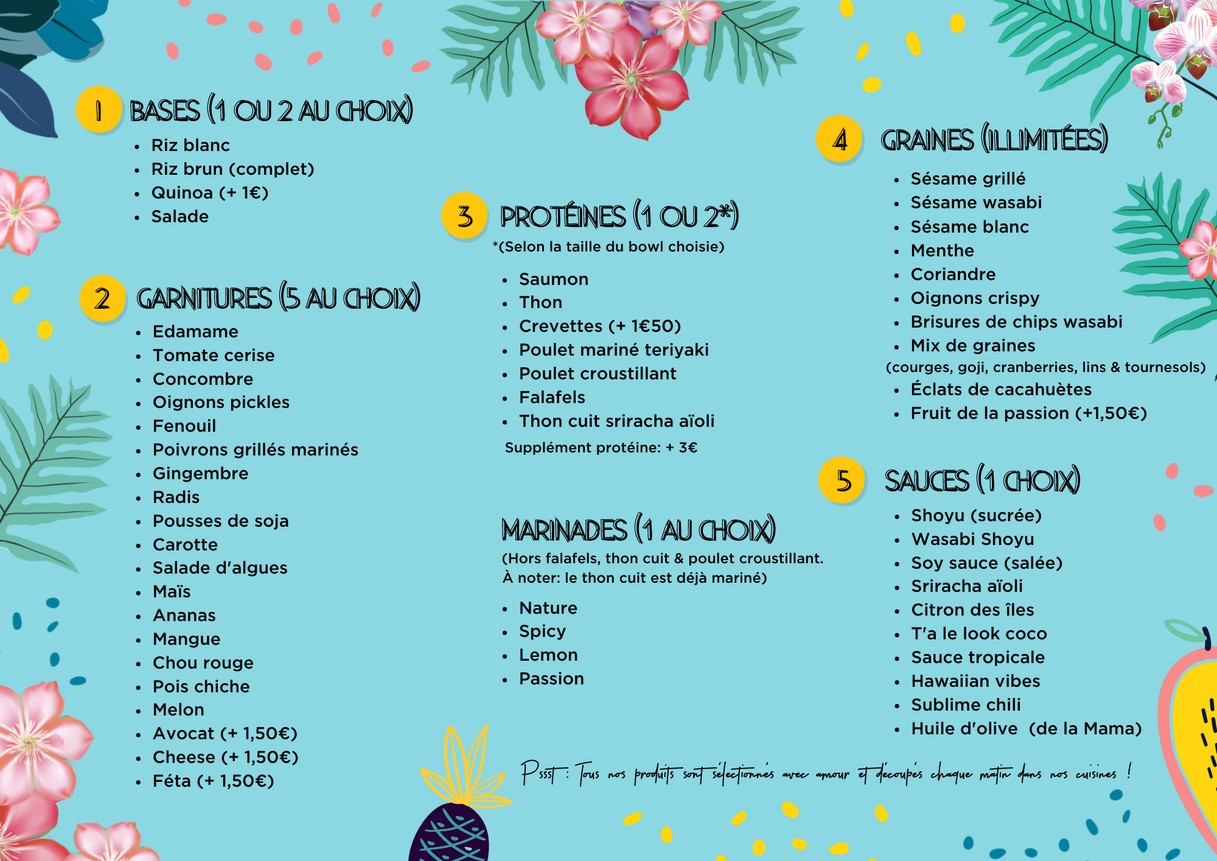 POKE ME BOULOGNE menu 2