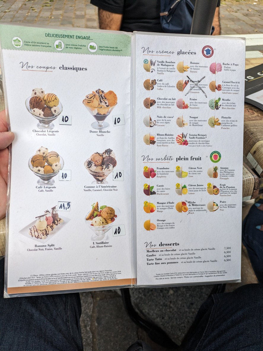 Le Montebello menu 2