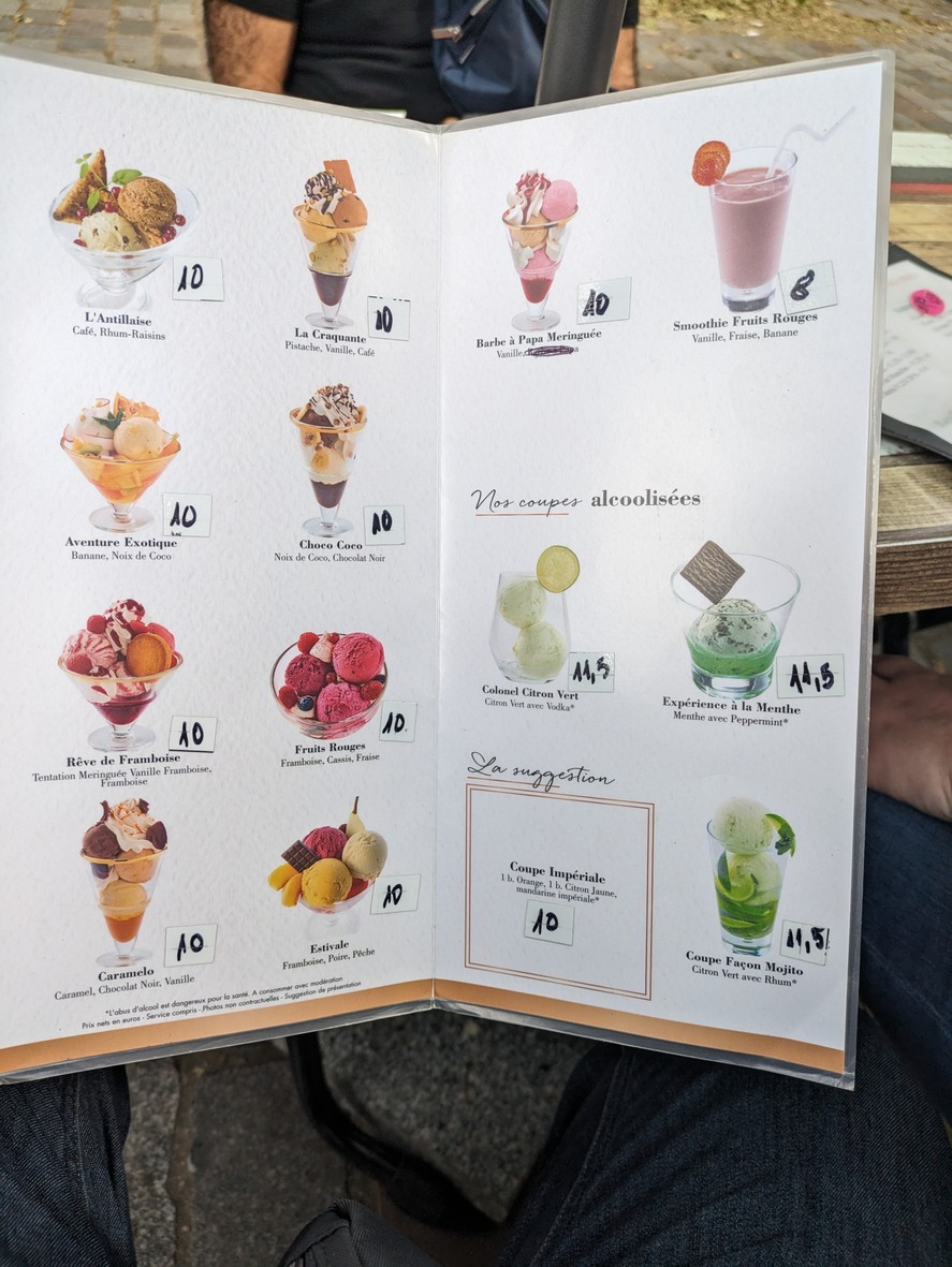 Le Montebello menu 3