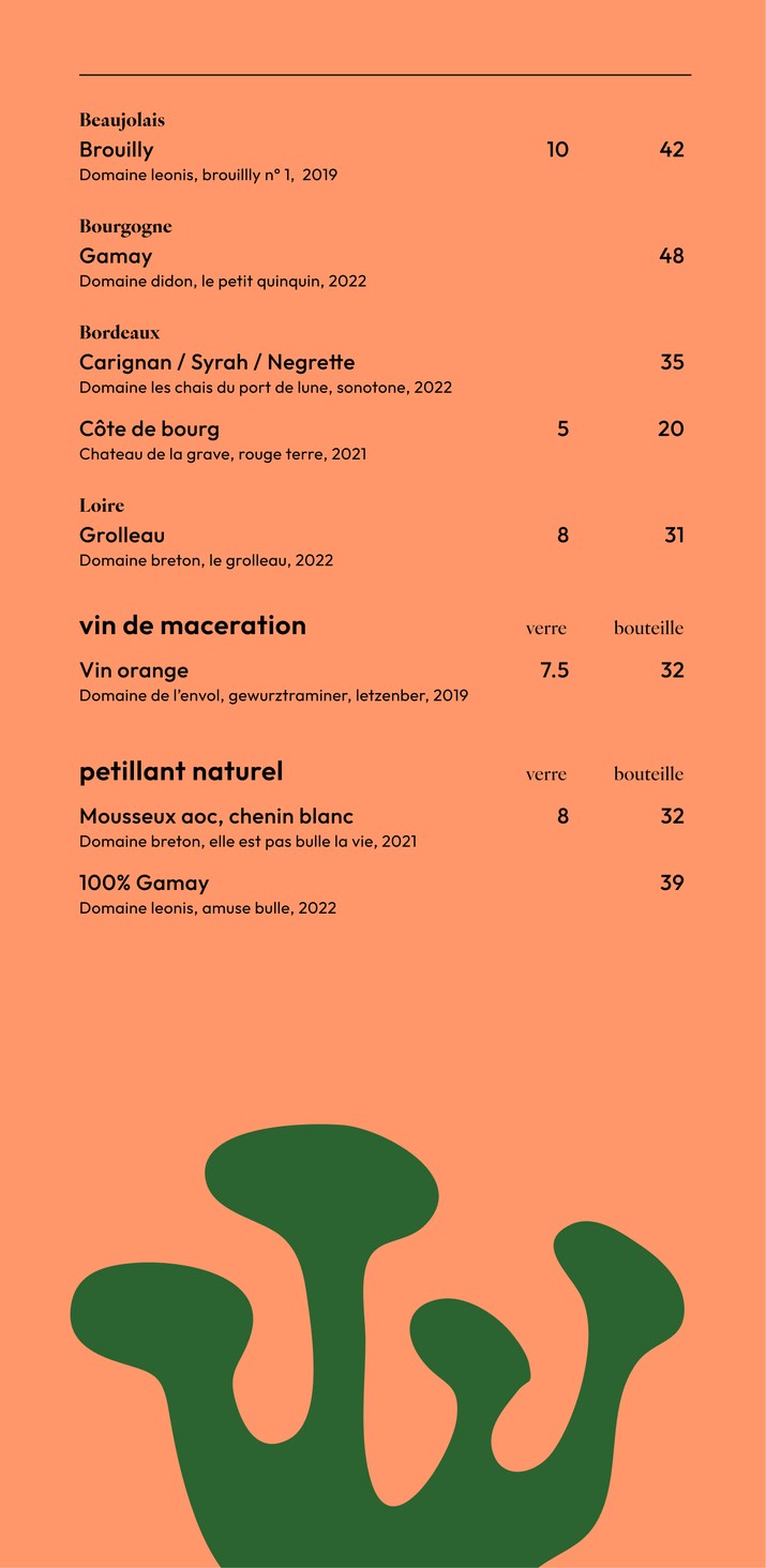 Parisik menu 4
