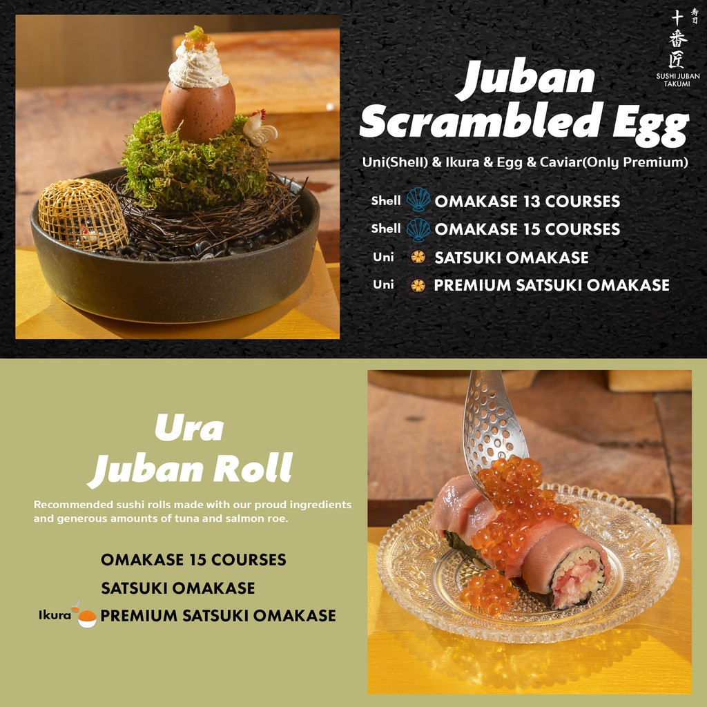 Sushi Juban Takumi Thonglor 寿司十番匠トンロー menu 2