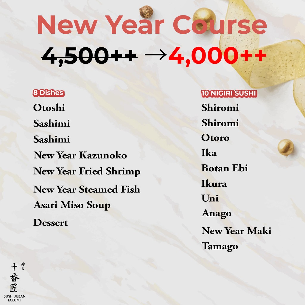 Sushi Juban Takumi Thonglor 寿司十番匠トンロー menu 4