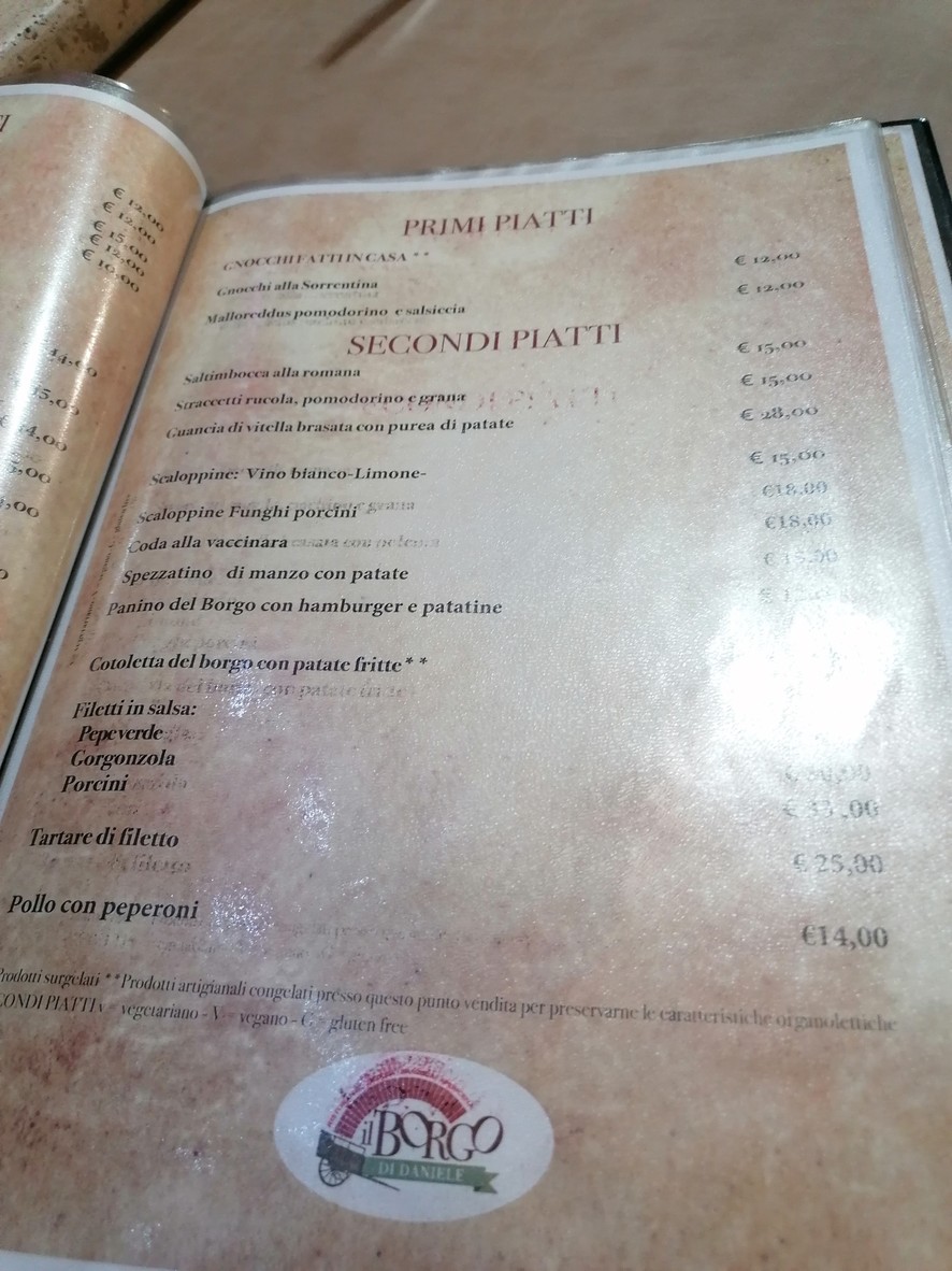 Restaurant Borgo Srl menu 2