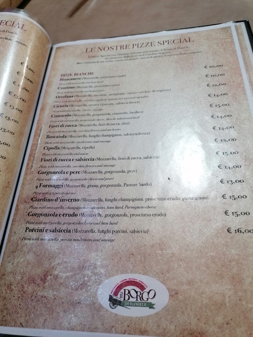 Restaurant Borgo Srl menu 3