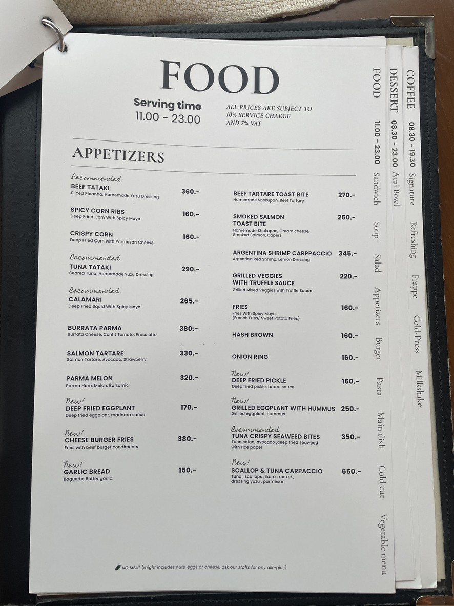Brooks brunch & bar menu 2