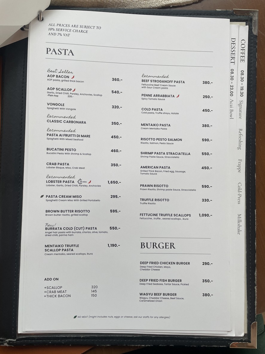Brooks brunch & bar menu 6