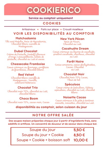 Cookierico chez La Petite Cantine