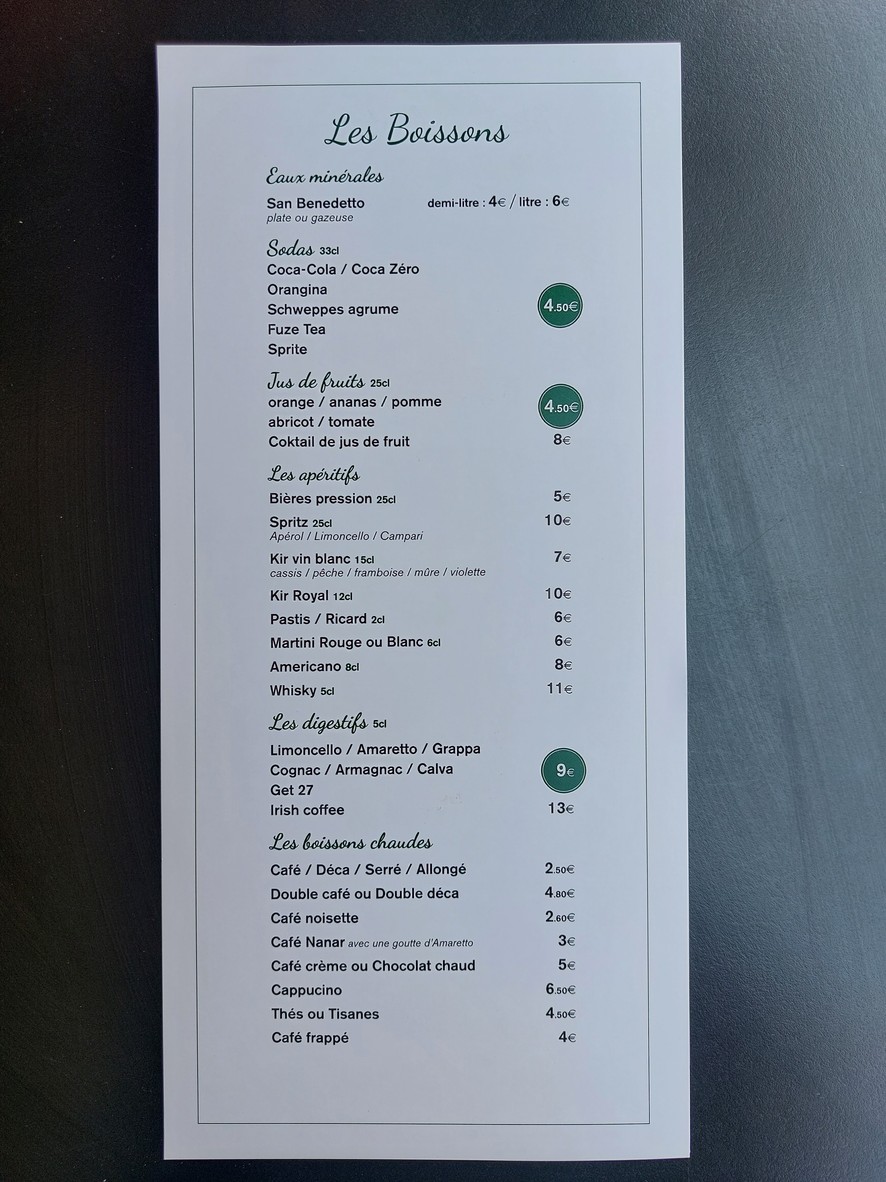 Chez Léo ~ Restaurant Italien menu 5