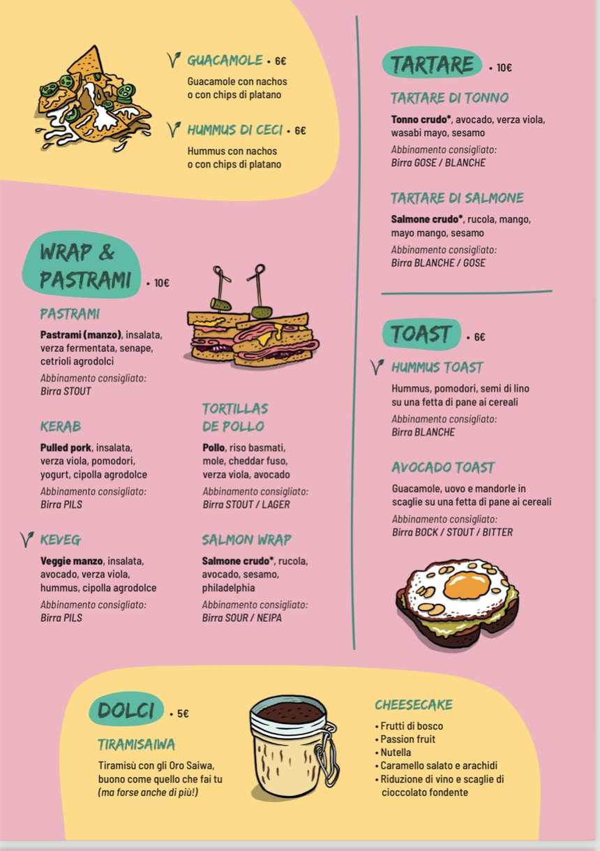Rab Coffee Food Spirits menu 2