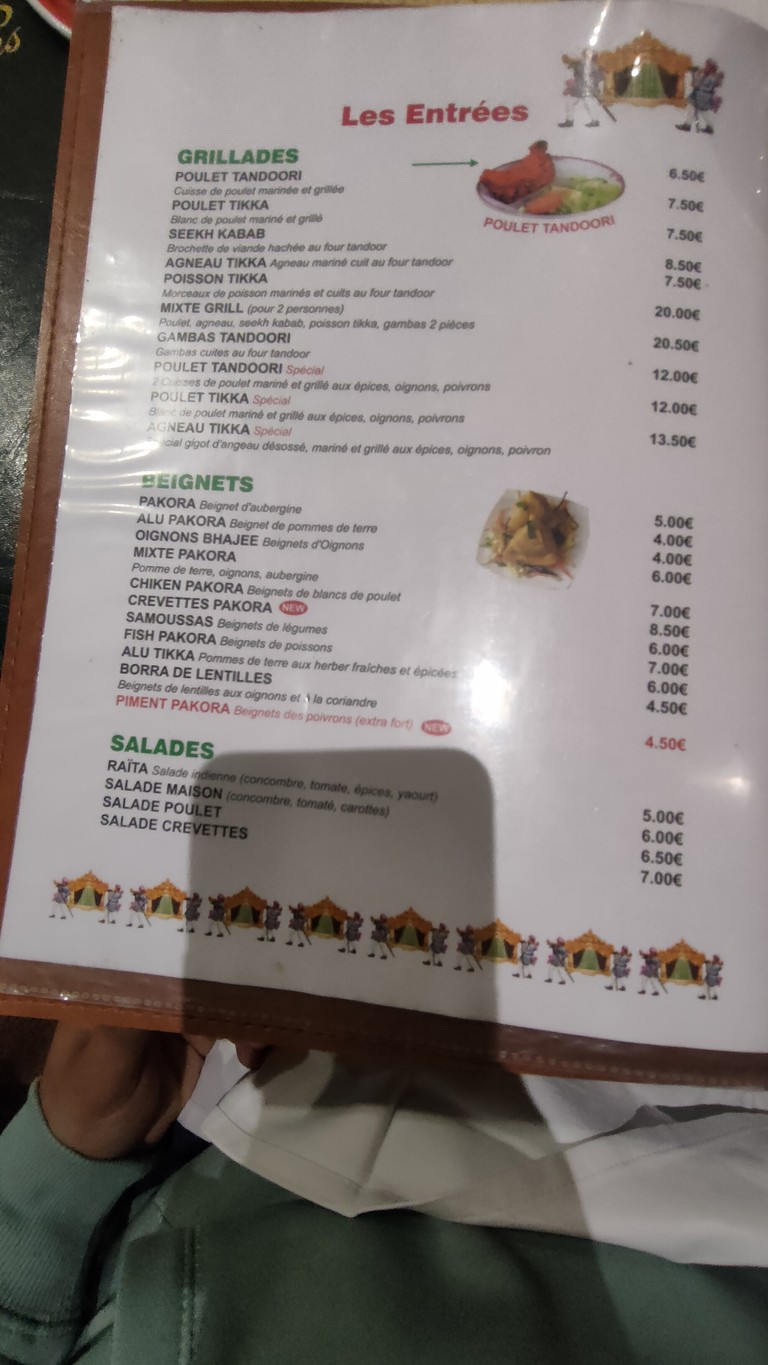 Palki menu 4
