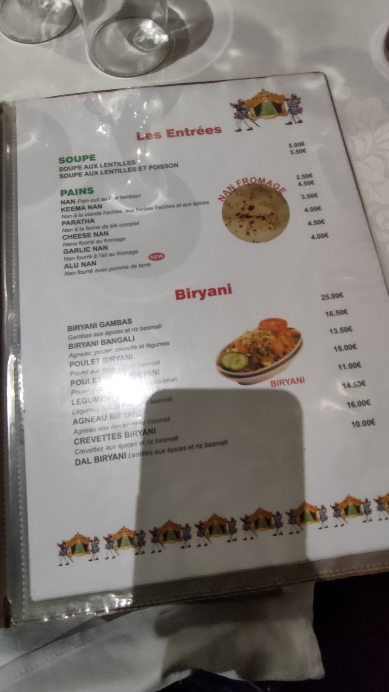 Palki menu 5