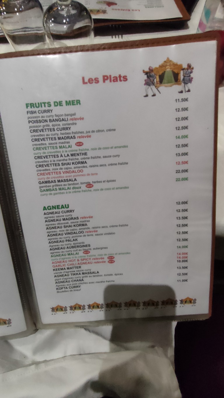 Palki menu 7