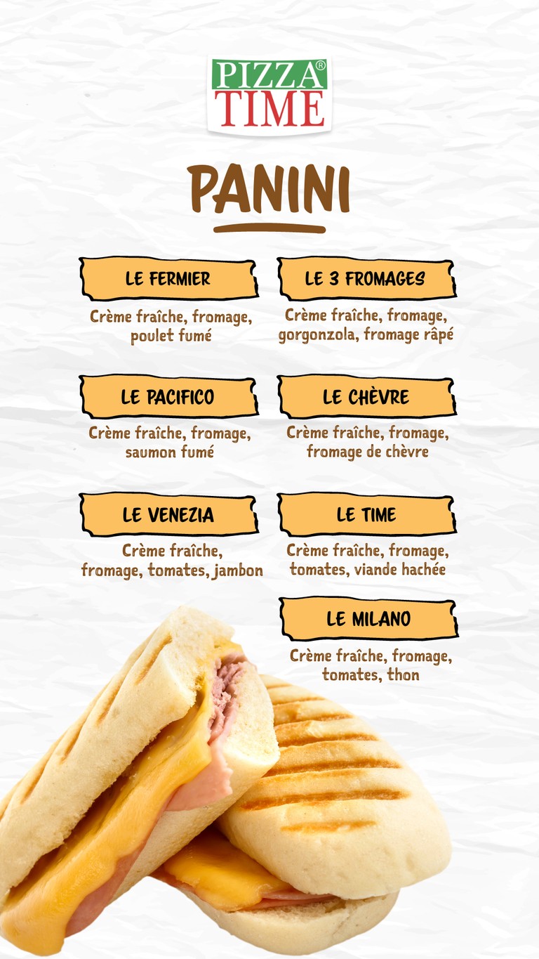 Pizza Time® Noisy-le-Sec menu 3