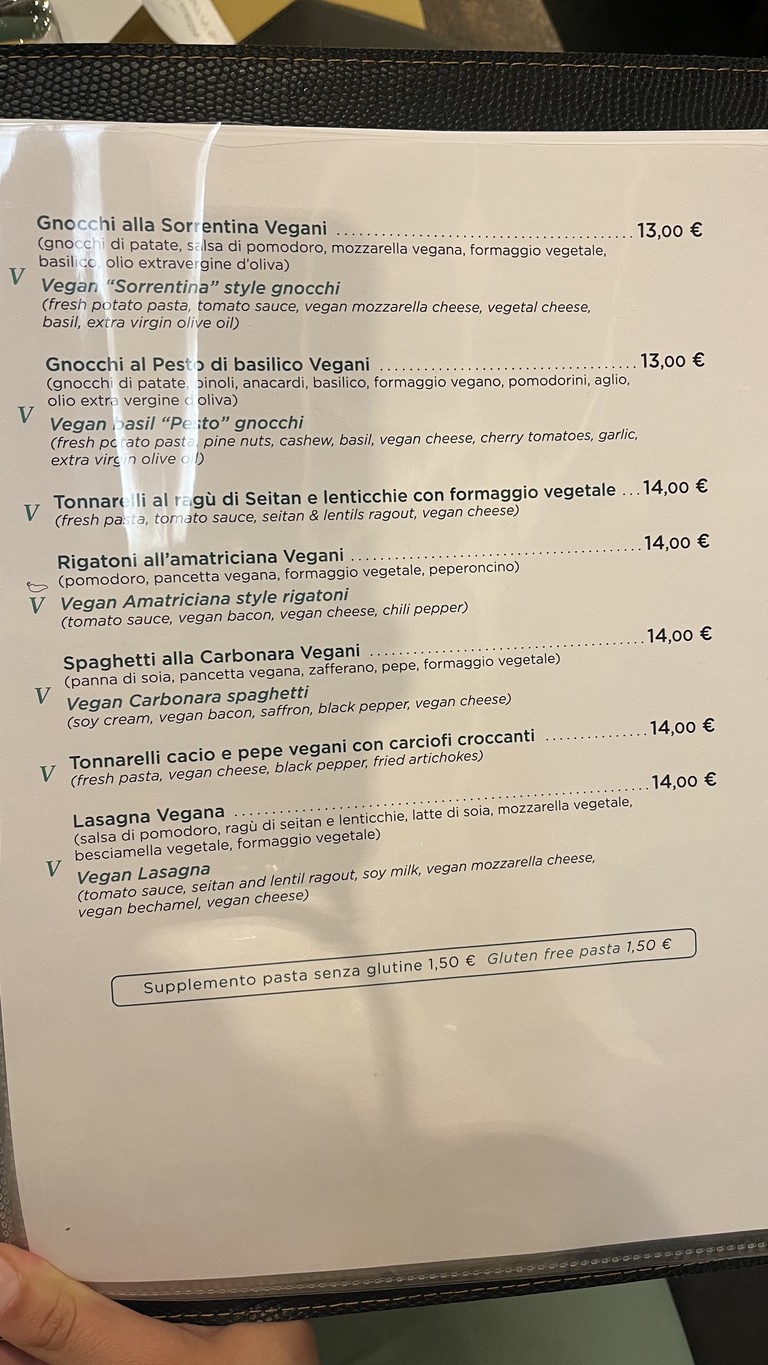 Origano Campo De' Fiori menu 3