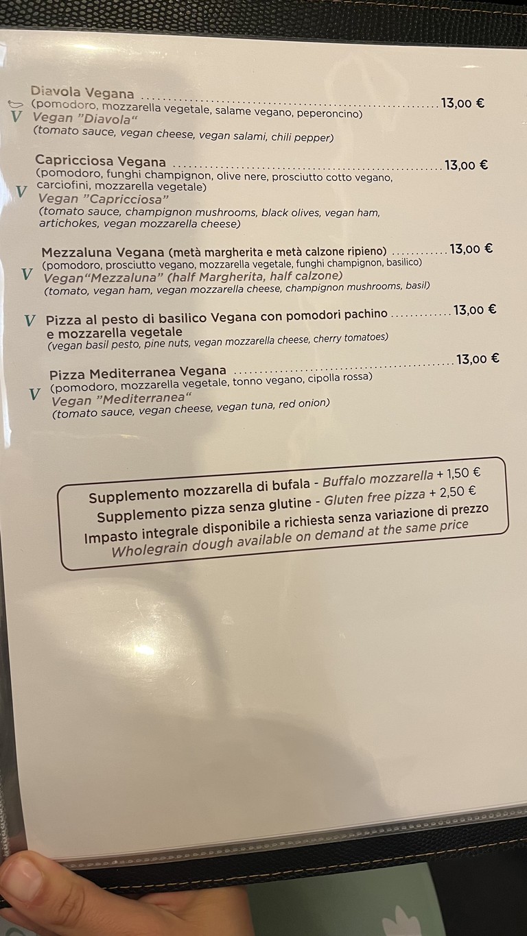 Origano Campo De' Fiori menu 4