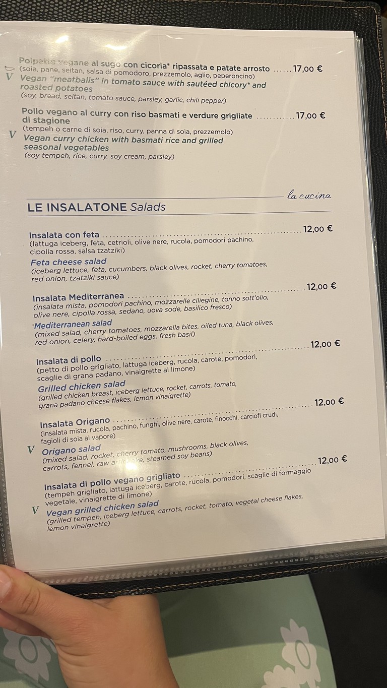 Origano Campo De' Fiori menu 6