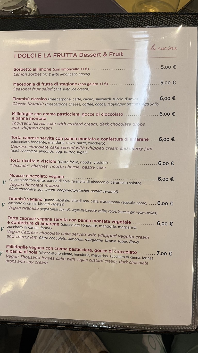 Origano Campo De' Fiori menu 7