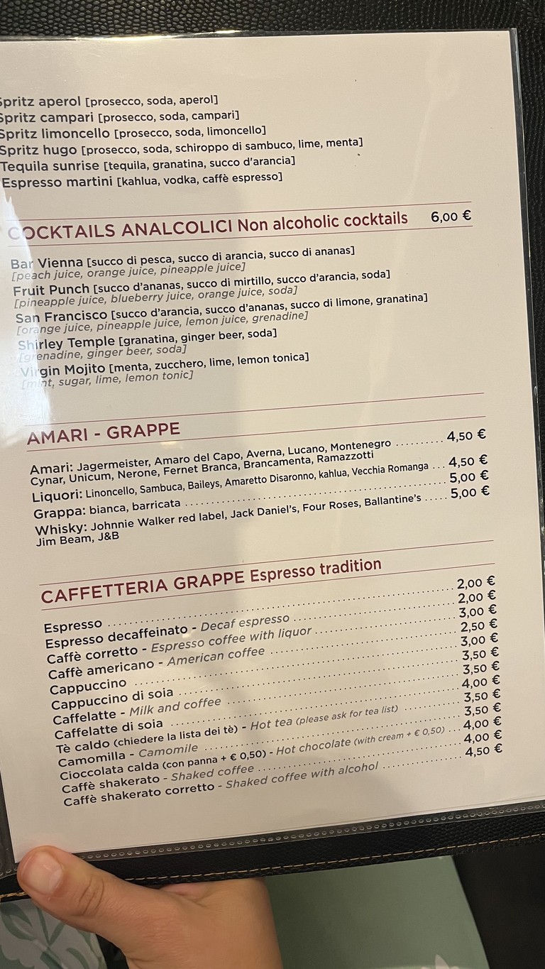 Origano Campo De' Fiori menu 9