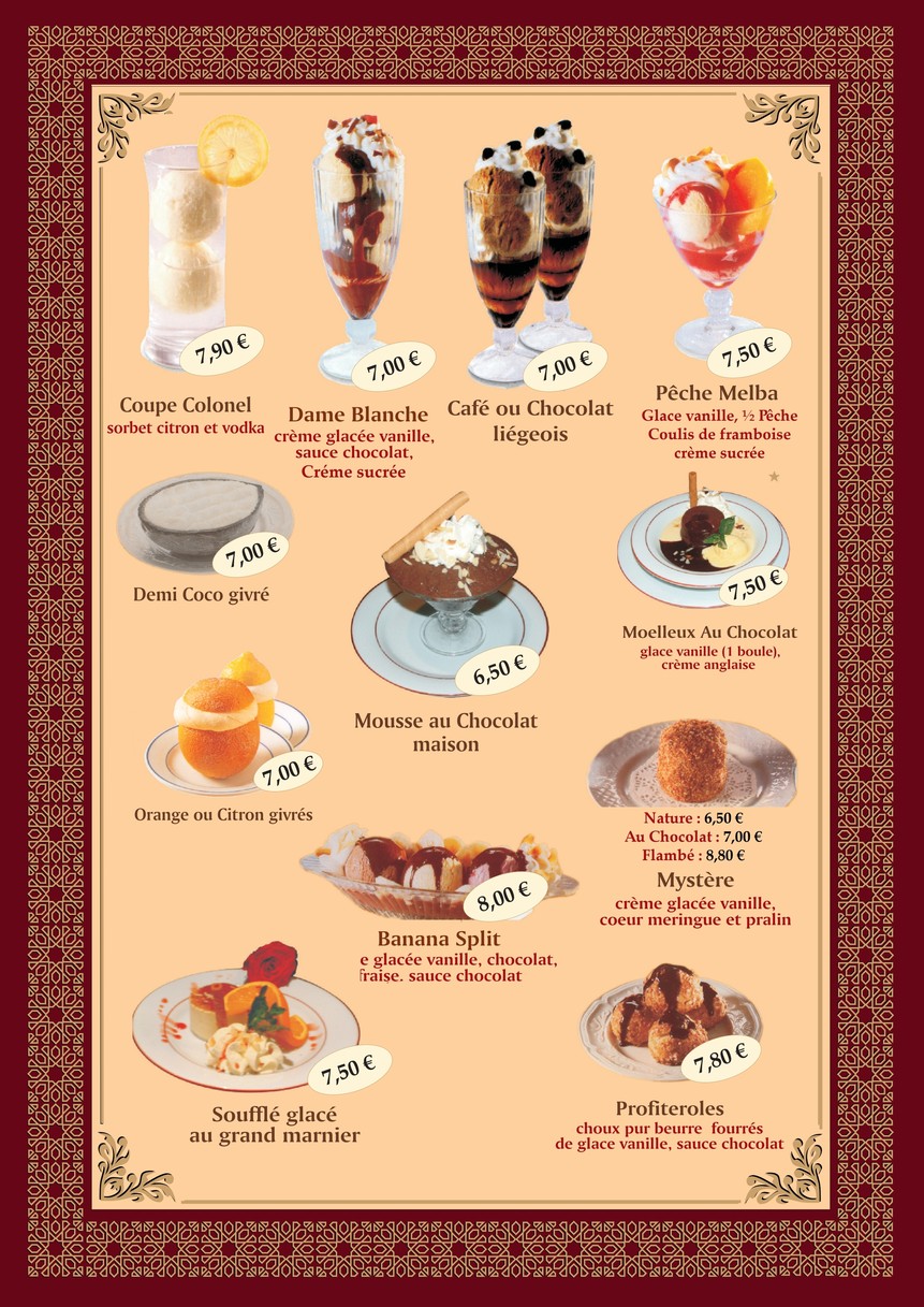 Le Berbère menu 5