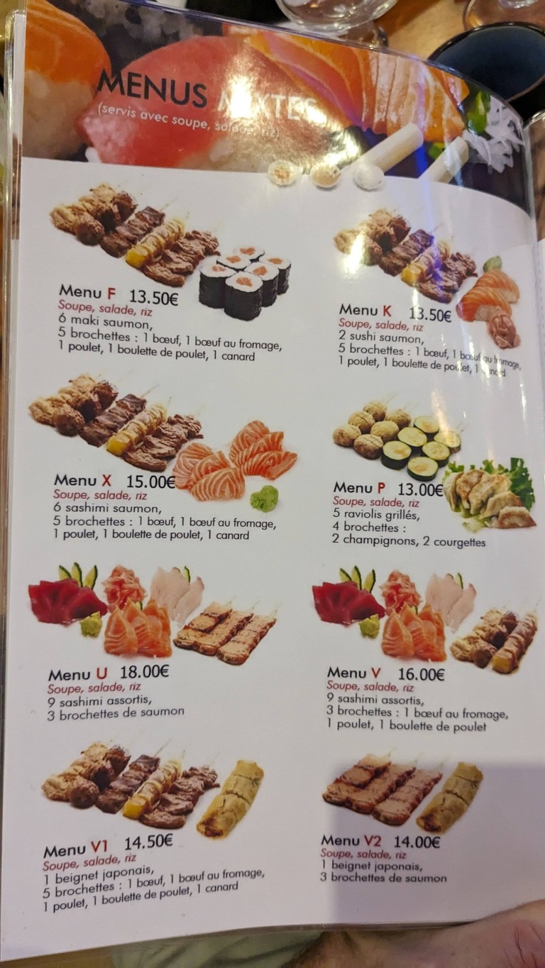 Yaki Shop menu 2