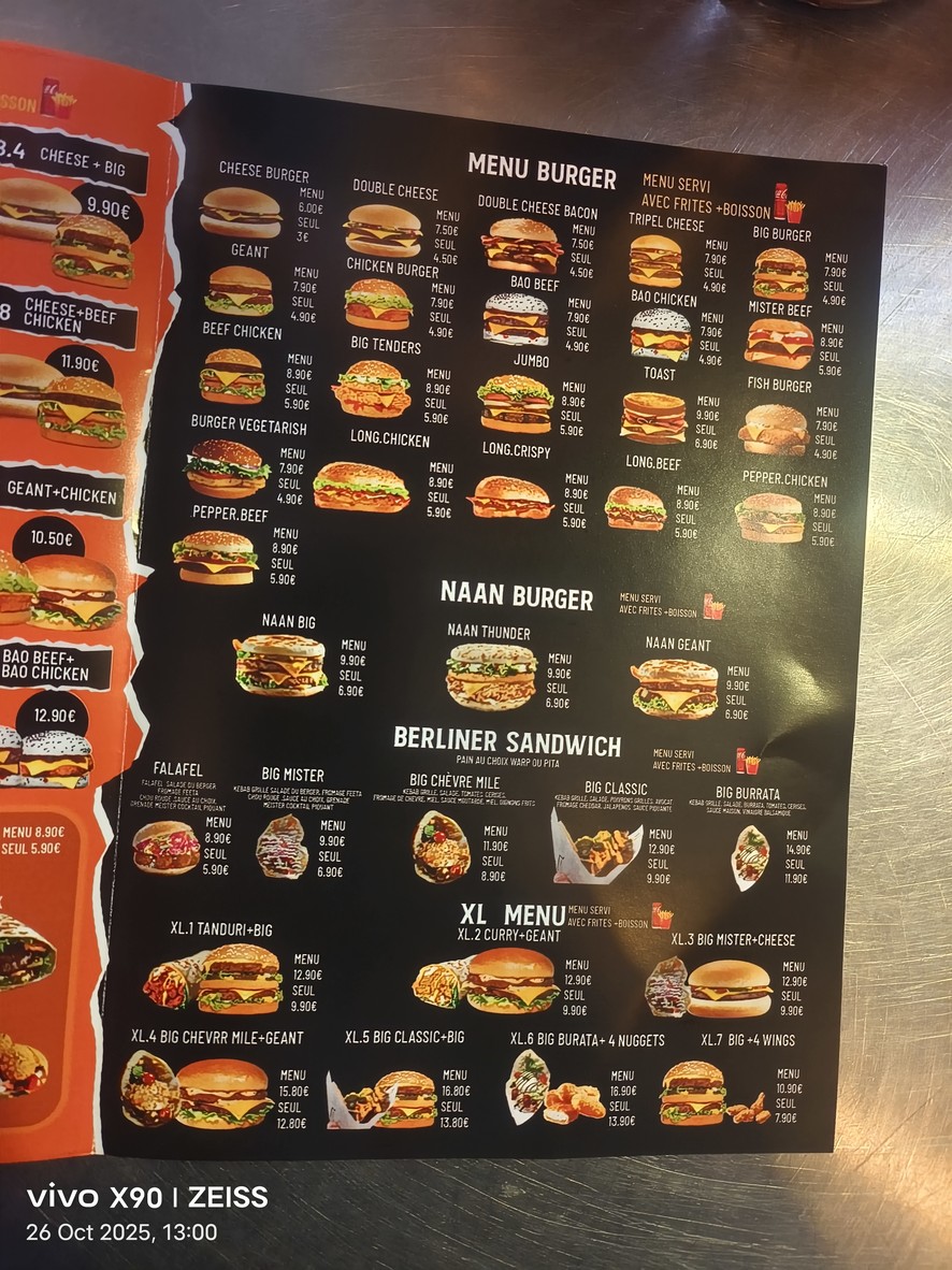 Big Mister menu 2