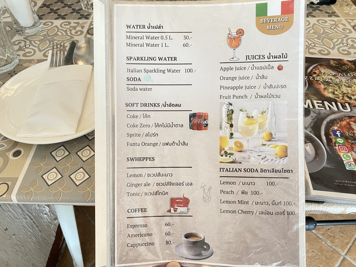 Zio Aldo Pizza & Spaghetteria menu 8
