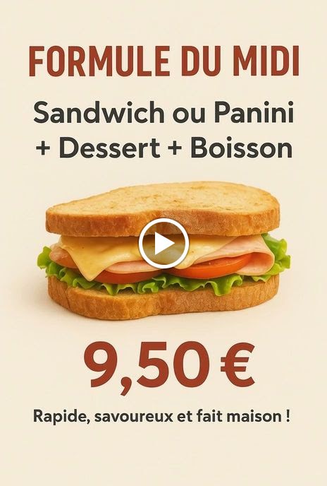 INVALIDES GOURMET L’ART DU SANDWICH DEPUIS 1994 menu 1