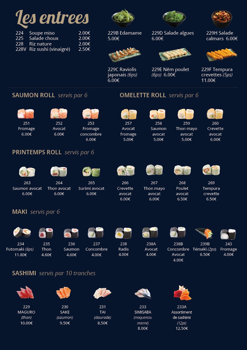 Hokkaido 3 menu 3