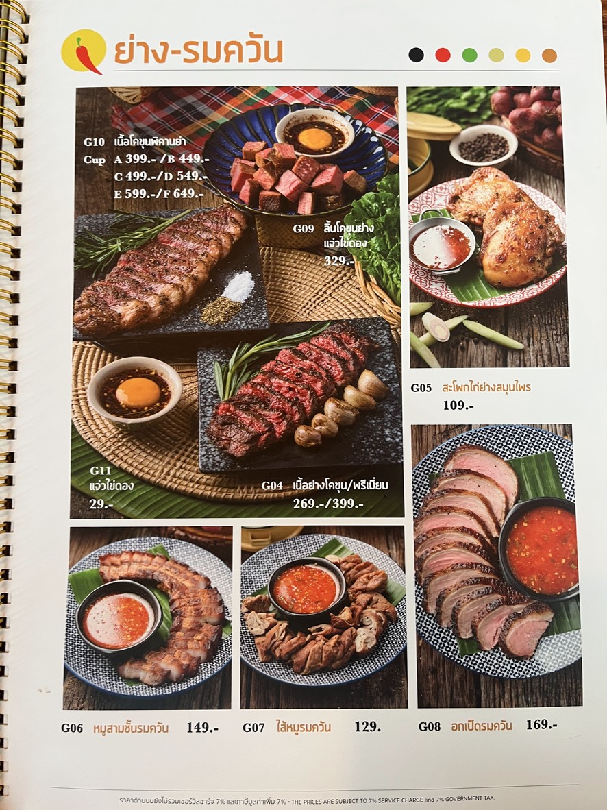 ล้านเลื่องลาว menu 6