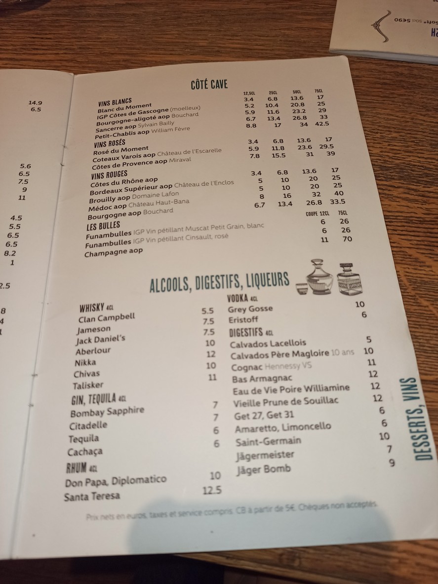 Restaurant - La Louvière menu 7