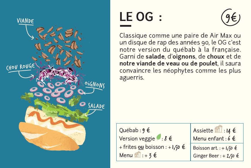 HORIZONTAL ARTISAN QUEBABISTE menu 1