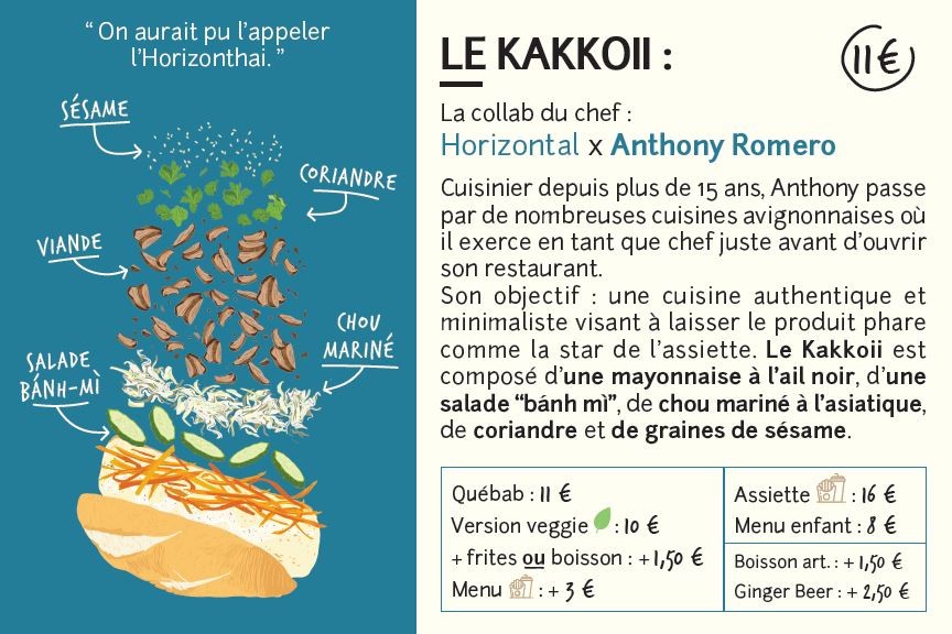 HORIZONTAL ARTISAN QUEBABISTE menu 2