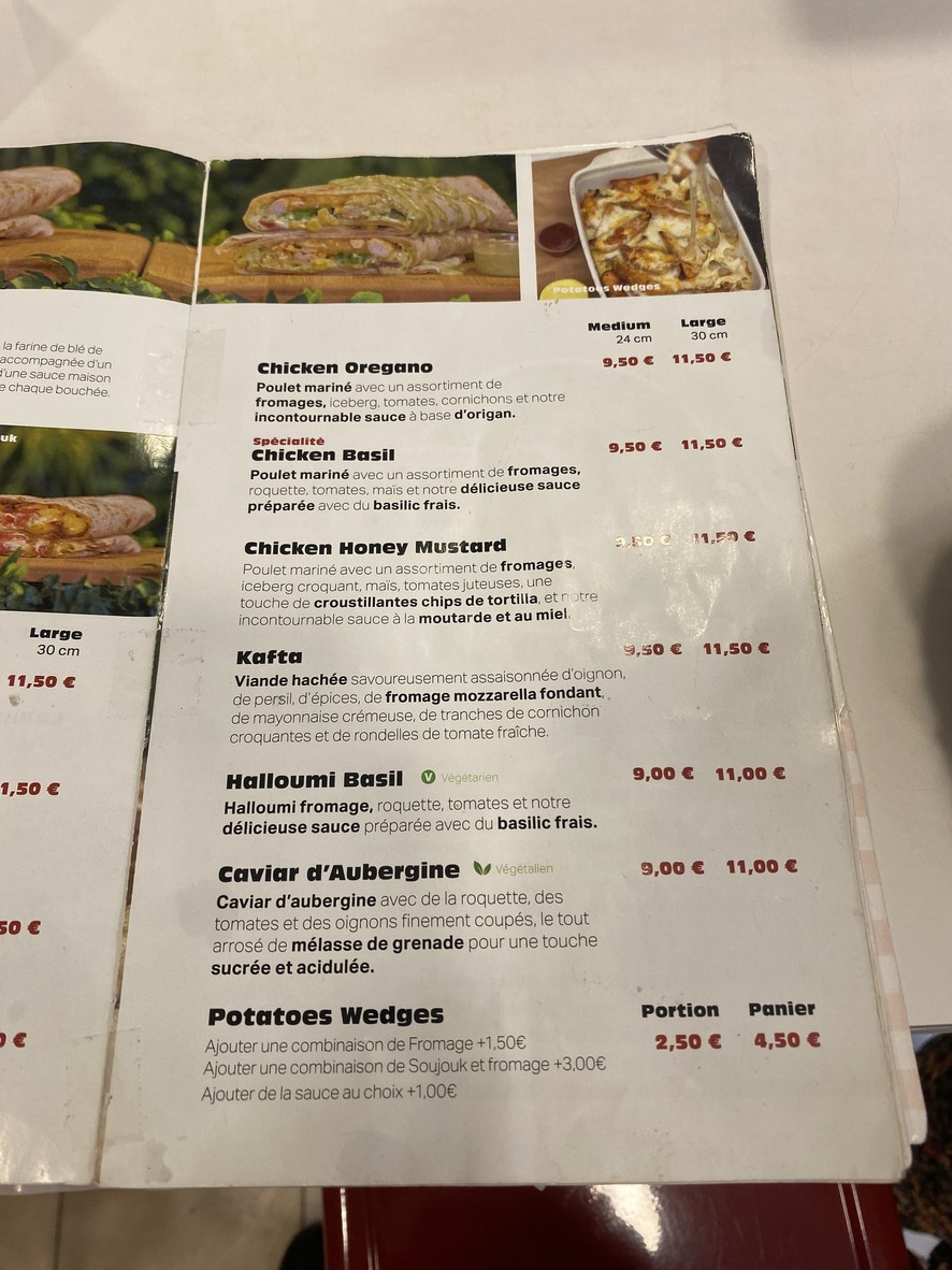 Becky’s menu 3