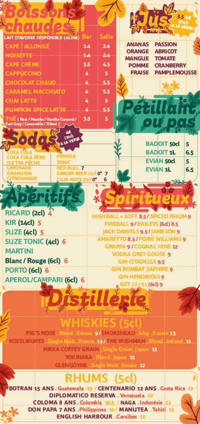 Barracuda menu 3