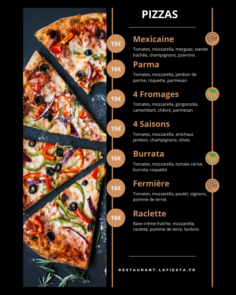 La Fiesta menu 5