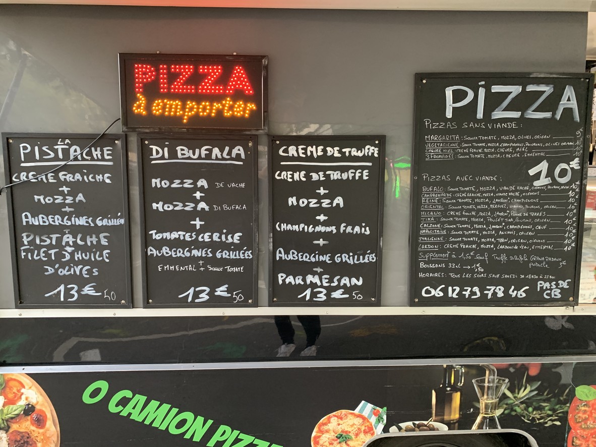 Ô Camion Pizza ( Montreuil Pizzeria ) menu 2