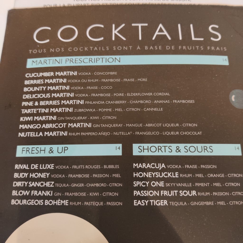 La Rotonde menu 2