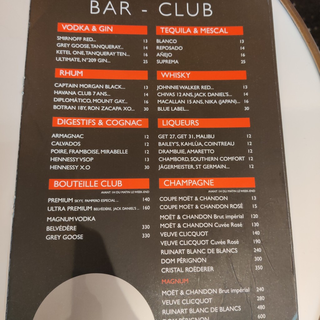 La Rotonde menu 3