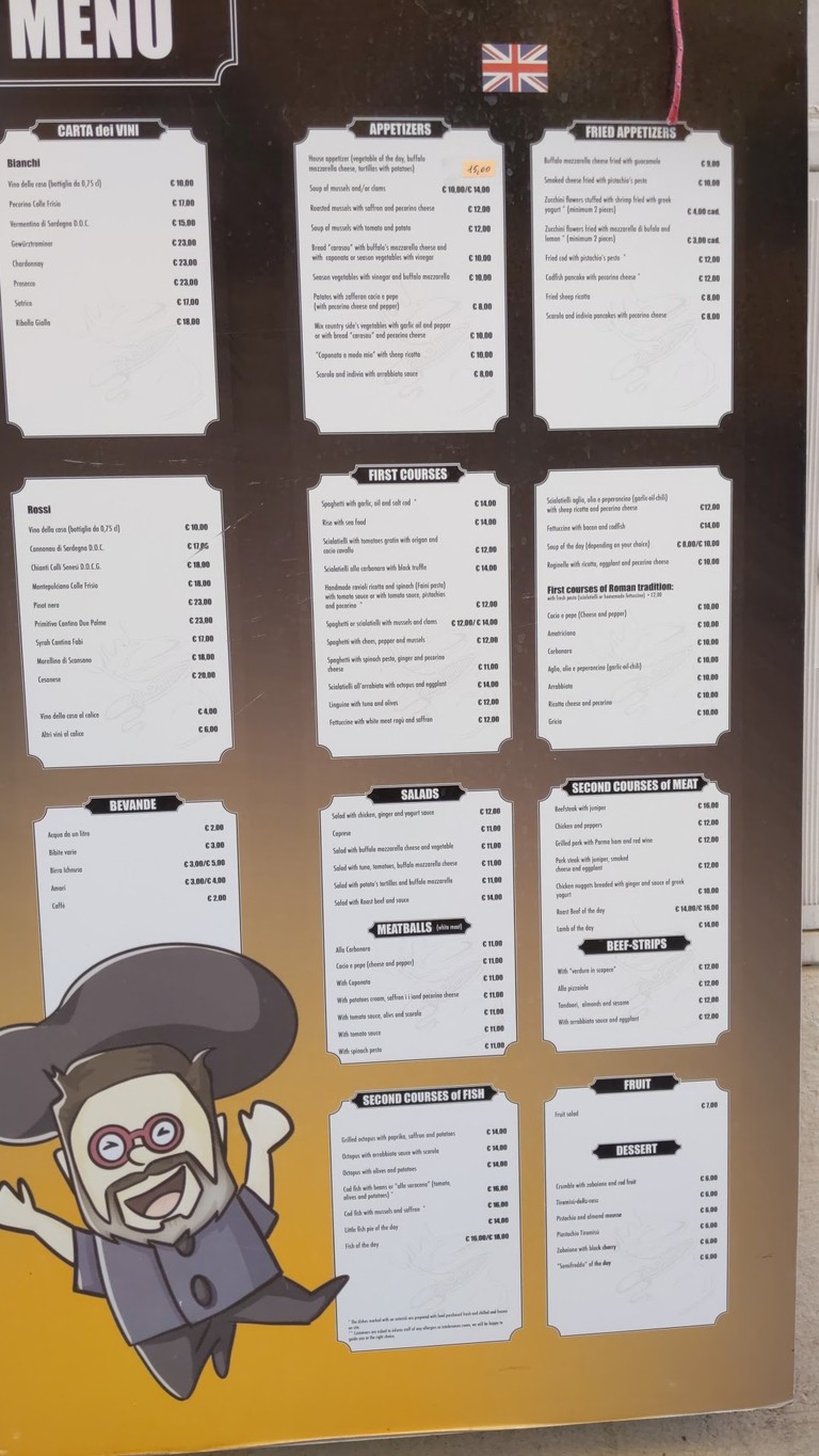 La Trattoriola di Luca menu 1