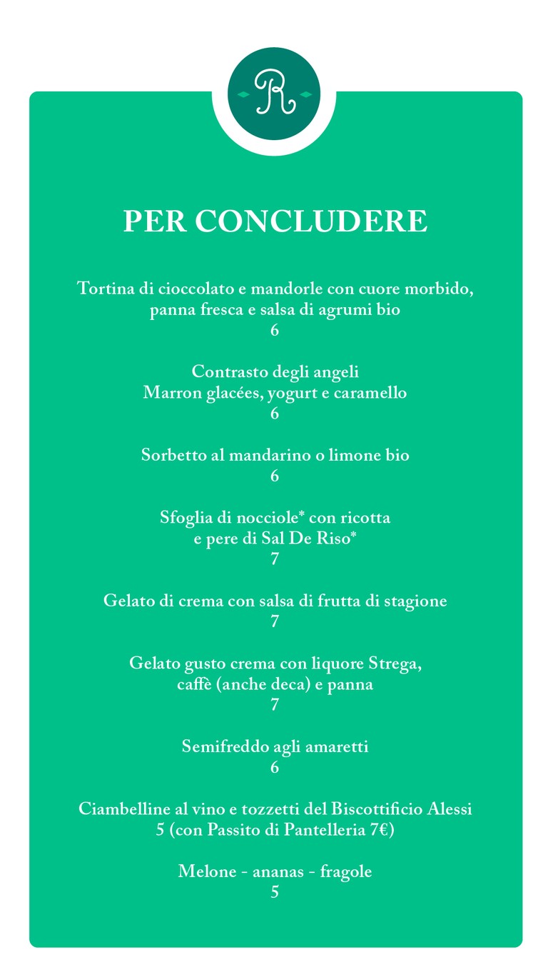 Ristoro degli Angeli menu 4