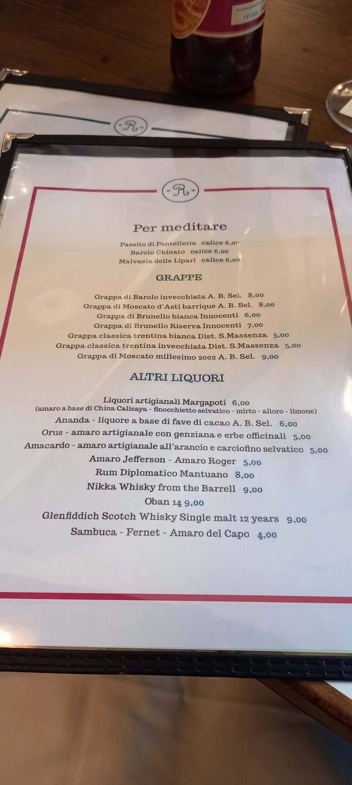 Ristoro degli Angeli menu 5